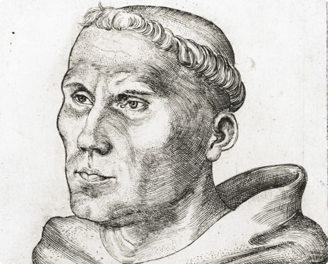 Martin Luther en moine augustin