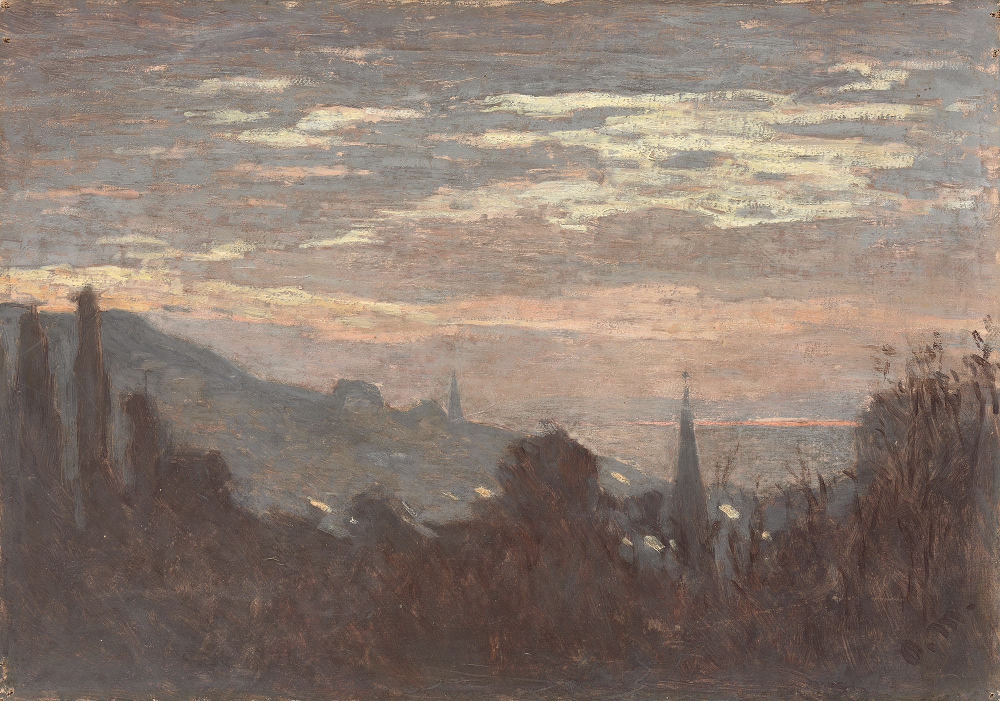 Claude Monet, Vue à Sainte-Adresse, 1864, Collection particulière 
