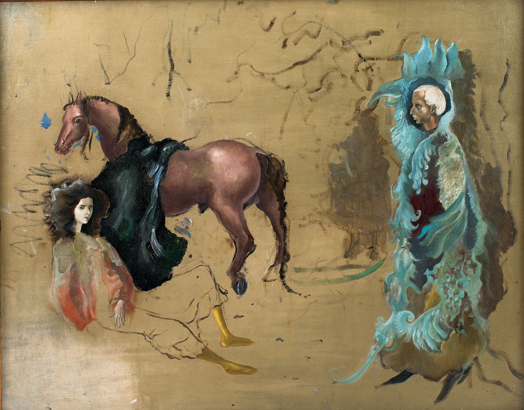 Leonora Carrington Double Portrait (Self-Portrait with Max Ernst)