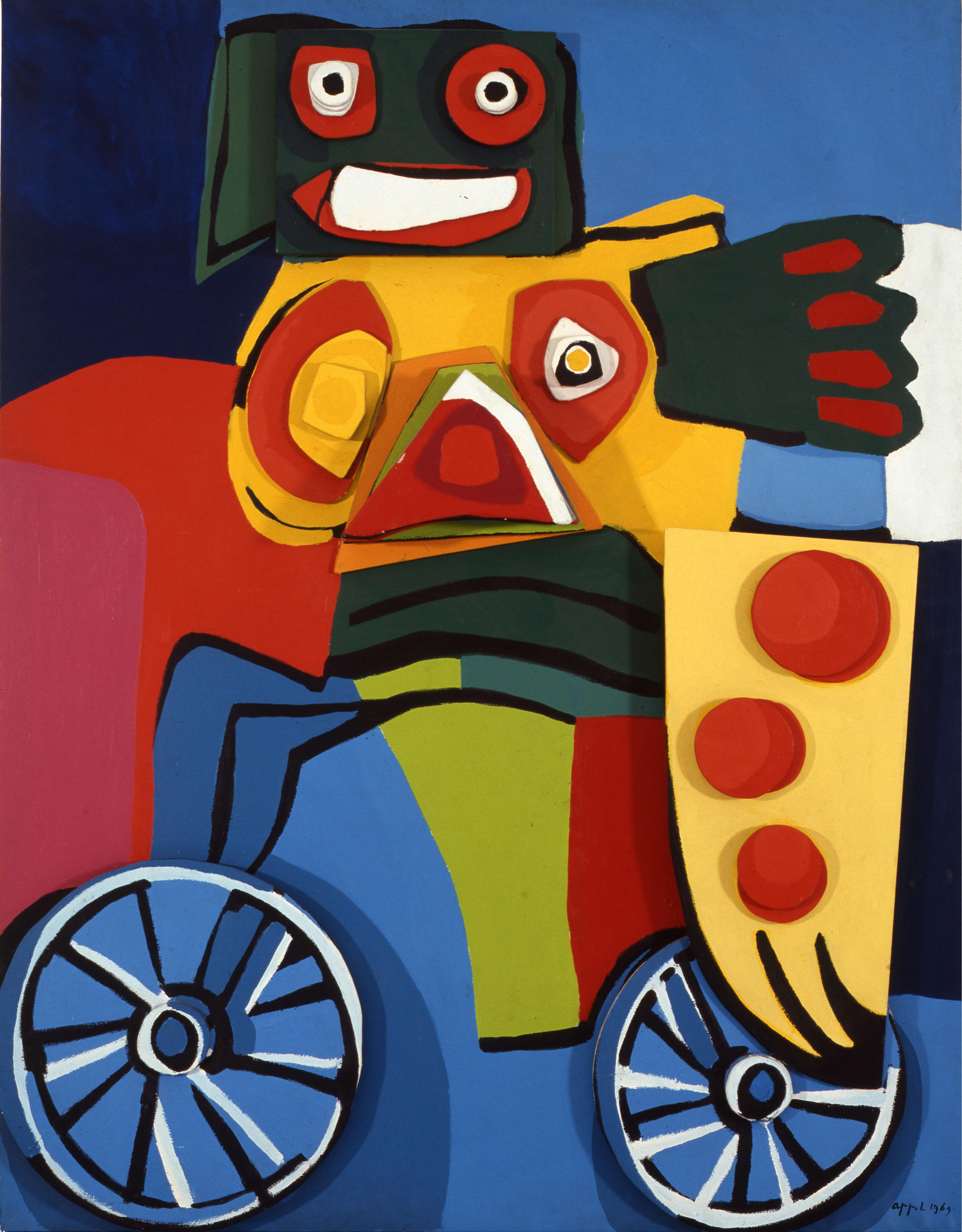 Karel Appel, Le Cycliste