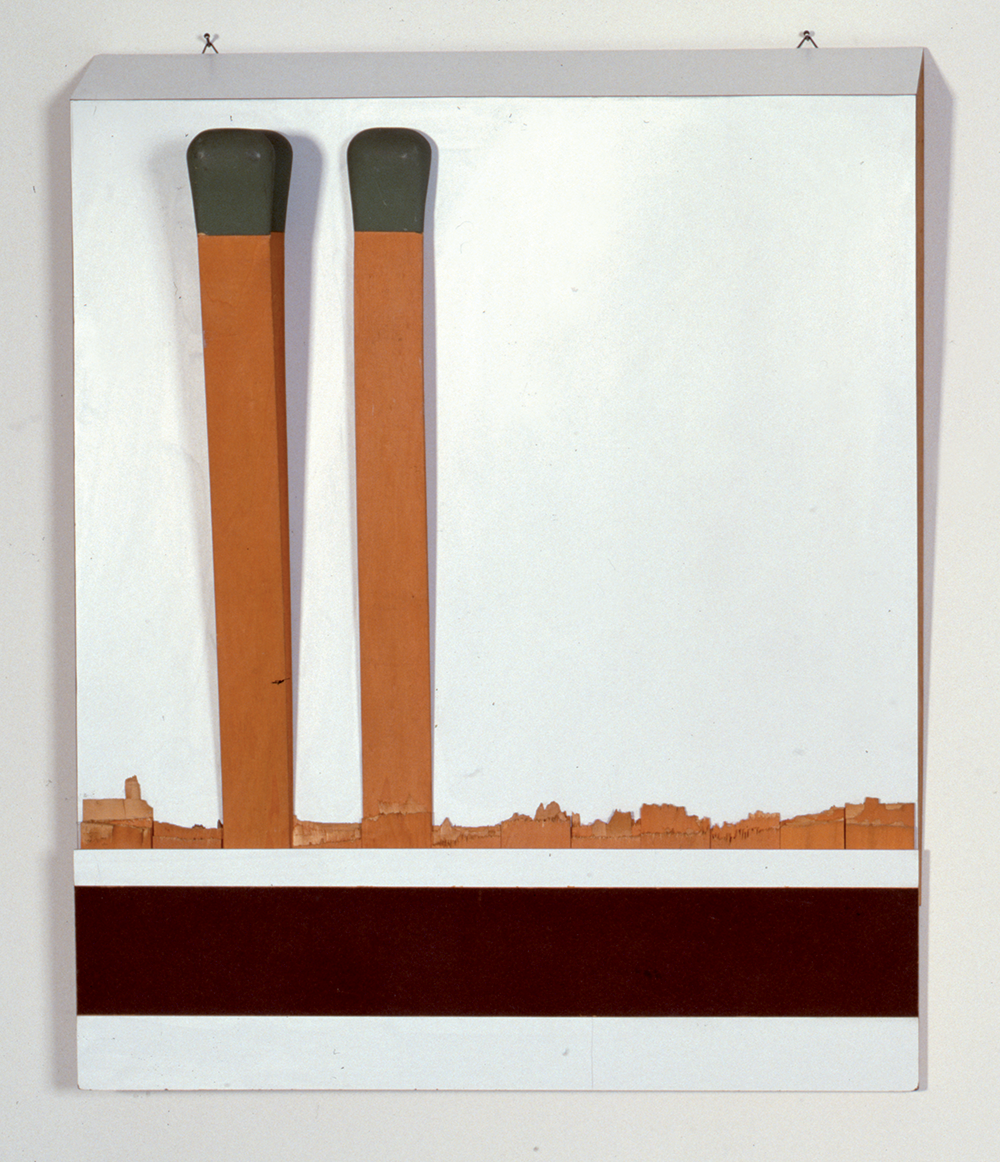 Tableau Seita de Raymond Hains