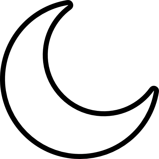 Pictogramme lune