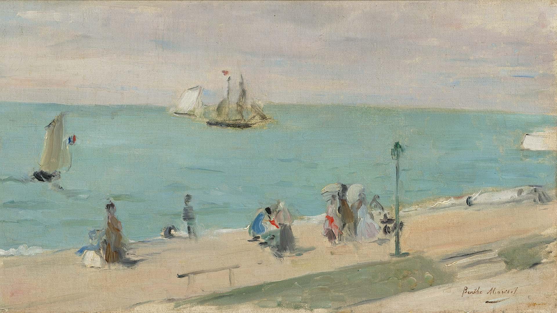 Tableau Sur la plage par Berthe Morisot