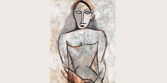 Picasso Femme aux mains jointes