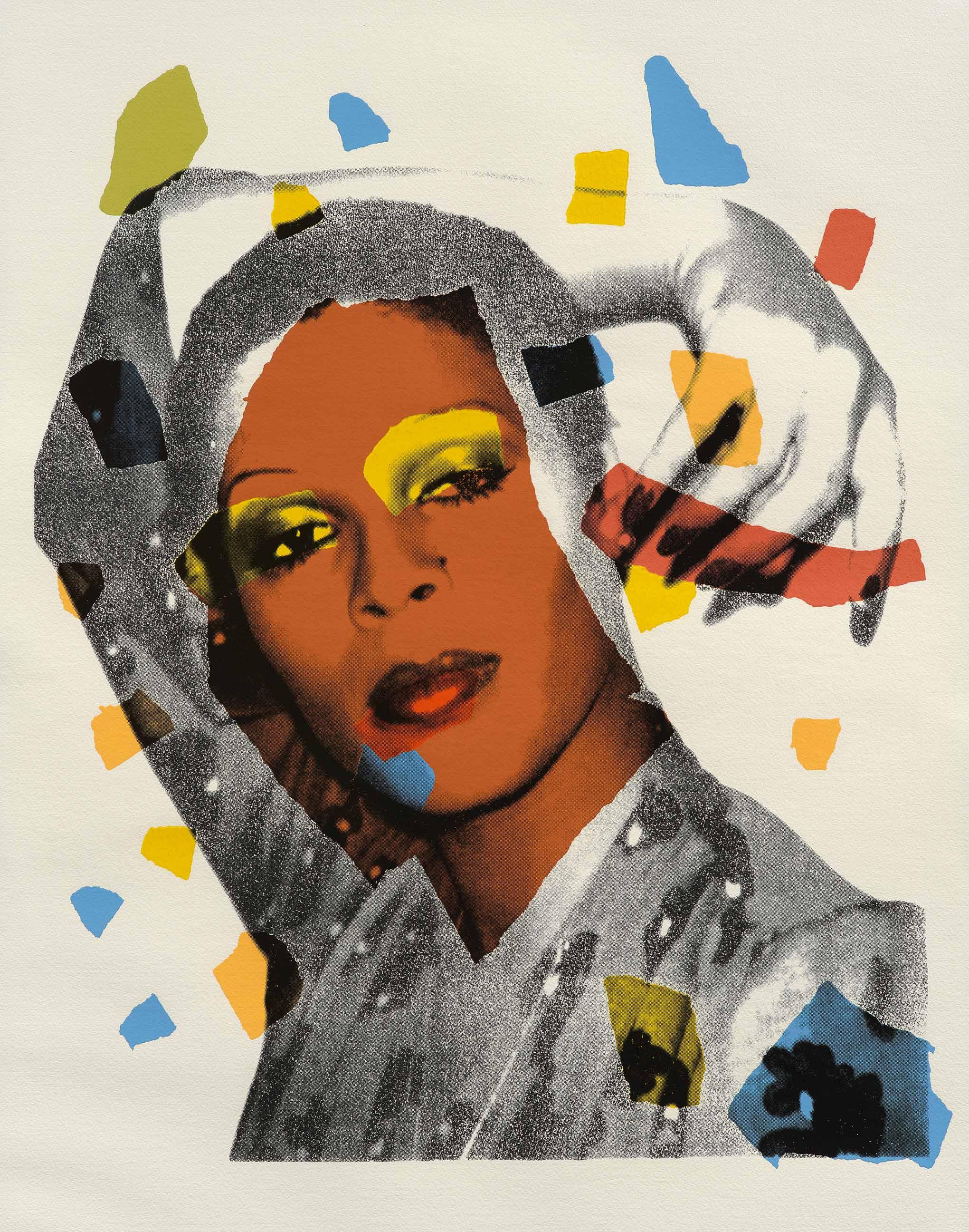 Un portrait de femme par Andy Warhol
