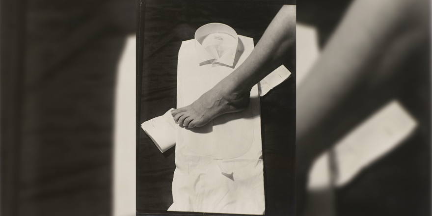 Man Ray, Etude pour Harper's Bazaar (de la série: Men Jou Miller d'Ahetel Knize), 1936