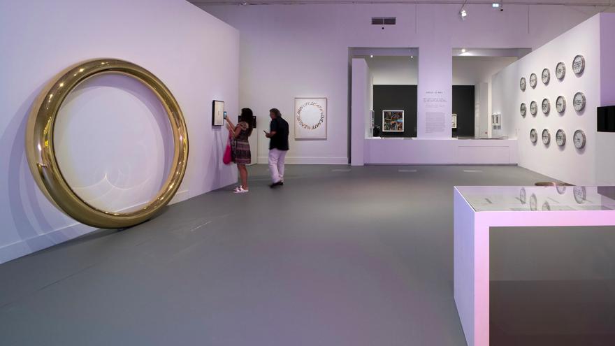 Vue de salle dans l'expo Gertrude Stein et Pablo Picasso