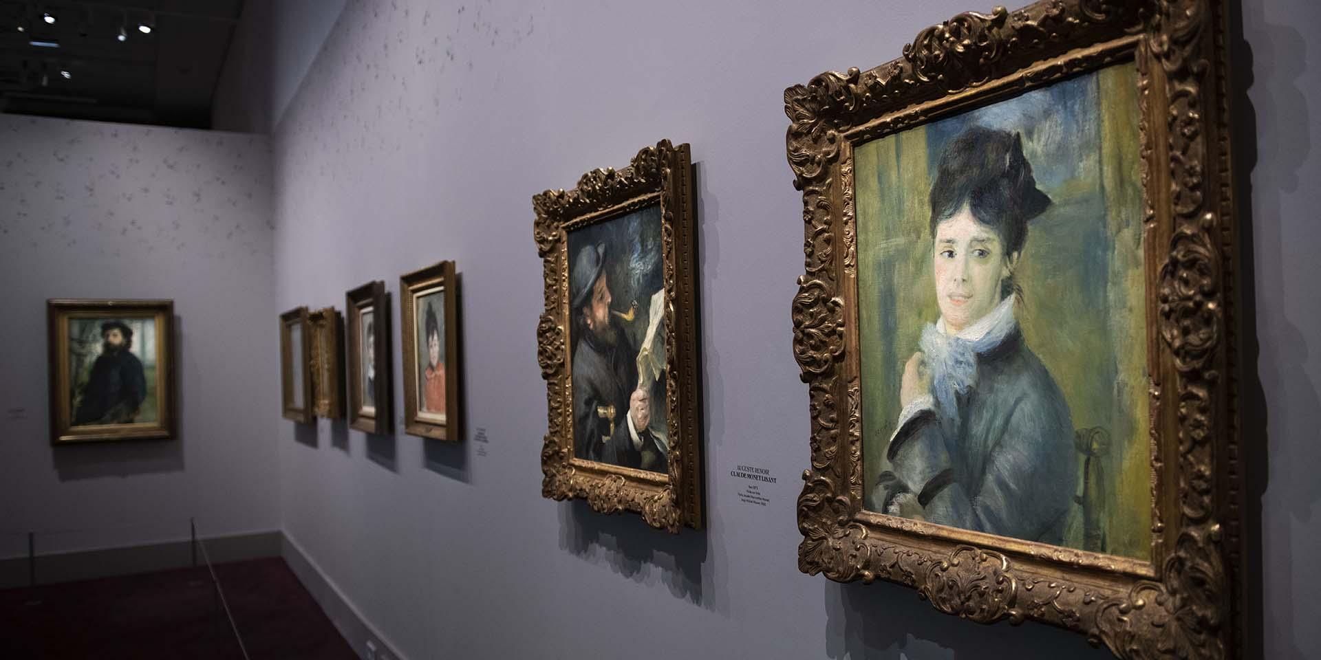 Leon Monet portraits