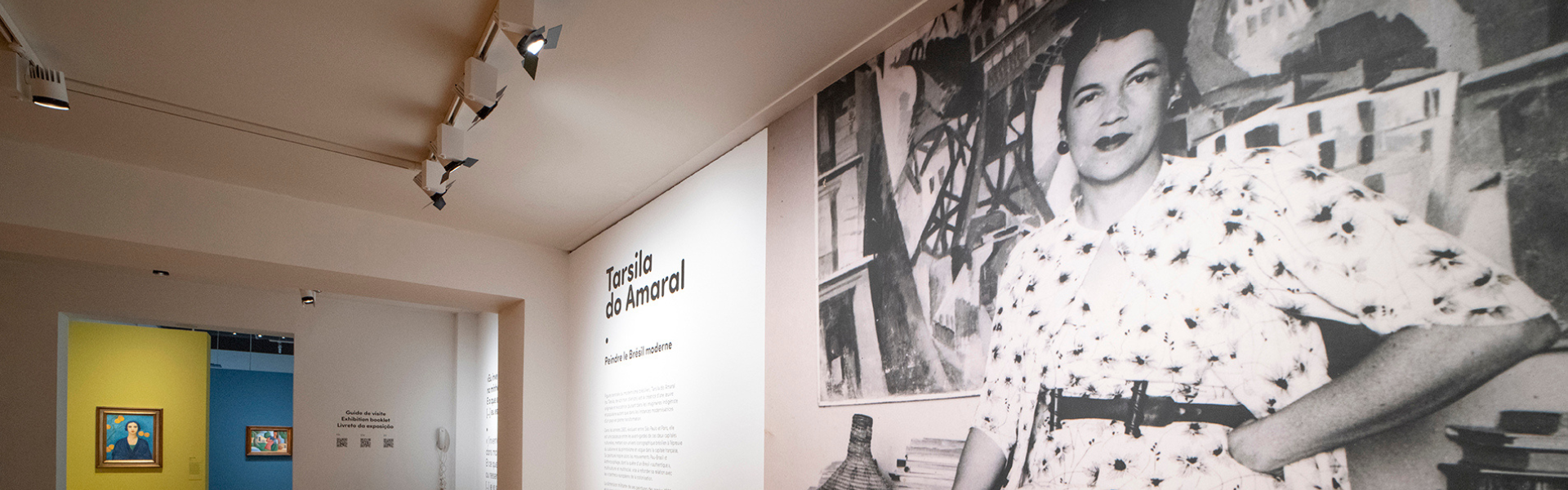 Vue de l'exposition Tarsila do Amaral